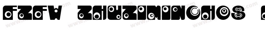 FZFW zhuziminchos e字体转换